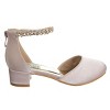 Badgley Mischka Girls' Wedding Shoe with Embellishments and Strap - Perfect for Parties, Weddings, and Special Occasions (Little Kid/Big Kids) - 2 of 4