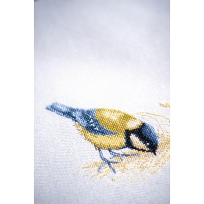 LanArte Counted Cross Stitch Kit 8.8"X6"-Tomtit (27 Count)