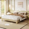 Platform Wood Bed Frame with Wooden Slat and Metal Slat Support, without Headboard, No Box Spring Needed, Easy Assembly - 4 of 4