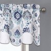 Kate Aurora Contemporary Influencer Water Color Damask Medallion Rod Pocket Window Valance - 3 of 3