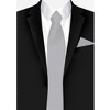 Jacob Alexander Men's Solid Color Neck Tie - 3 of 4
