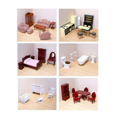 victorian dollhouse furniture sets