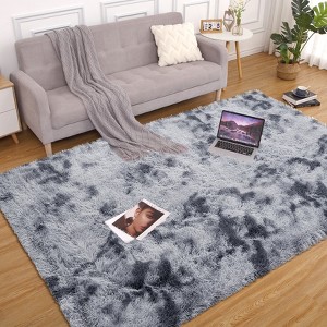 Luxury Shag Area Rugs for Living Room Bedroom Non-Slip Fluffy Soft Shaggy Rug Carpet Indoor Plush 8x10 Rug for Kids Play Room Nursery Home Dorm Decor - 1 of 4