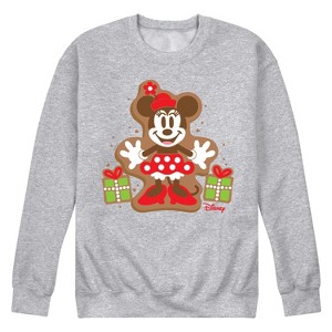 Men's - Disney - Minnie Cookie Graphic Fleece Sweatshirt - 1 of 4