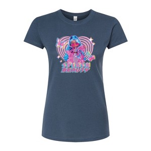 Women's - LOL Surprise! - Splash Beauty w/ Butterflies & Hearts Juniors Fitted Graphic T-Shirt - 1 of 3