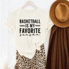 Simply Sage Market Women's Basketball Is My Favorite Season Short Sleeve Graphic Tee - 3 of 4