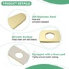 Unique Bargains 304 Stainless Steel Rust Resistant Corrosion Resistant Faucet Escutcheons 1 Pc - 2 of 4