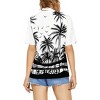 HAPPY BAY Women's Button Down Blouses Casual Summer Beach Party Colorful Dressy Short Sleeve Dress Shirts Hawaiian T Shirts for Women - 2 of 4