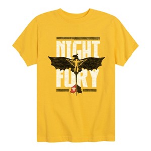 Boys' - How to Train Your Dragon - Night Fury Flight Short Sleeve Graphic T-Shirt - 1 of 4