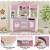 Infans Corner Kitchen Playset w/ Coffee Machine Oven Microwave Washing Machine - 3 of 4