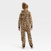 Girls' Leopard Union Suit - Cat & Jack™ Brown - 2 of 3