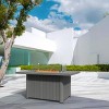 Moda Furnishings 24.6'' H x 51.97'' W Aluminum Propane Outdoor Fire Pit Table - 2 of 4