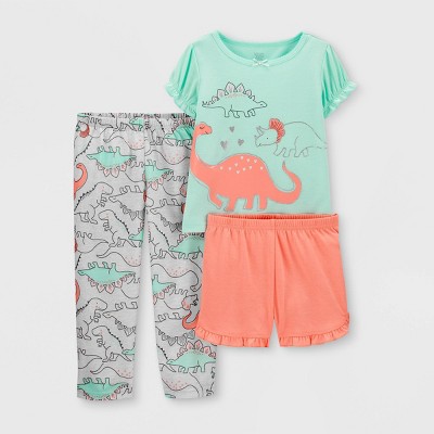 carters girl dinosaur pajamas