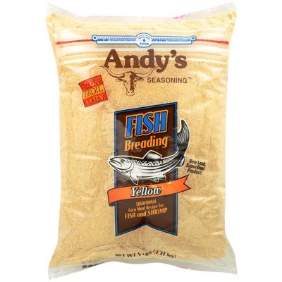 Andy's Yellow Fish Breading - 6 pack, 5 lb