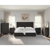 AMERLIFE 5 Pieces Farmhouse Bedroom Sets, Bed Frame, 54" W 6 Drawer Dresser, 47'' H 5 Drawer Dresser, Nightstand Set of 2 - 2 of 4