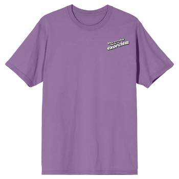 The Exorcist What An Excellent Day For An Exorcism Crew Neck Short Sleeve Lavender Men's T-shirt