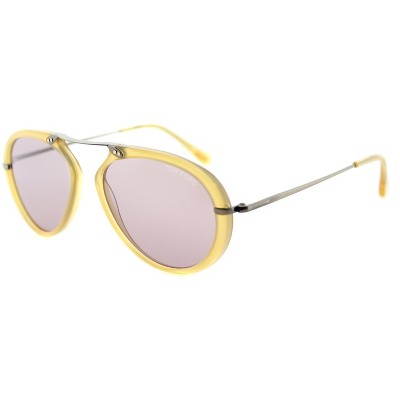 Tom Ford Aaron TF 473 39Y Unisex Aviator Sunglasses yellow 53mm