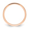 Black Bow Jewelry 1.2mm 14k Rose Gold Flat Satin Stackable Band - 2 of 4