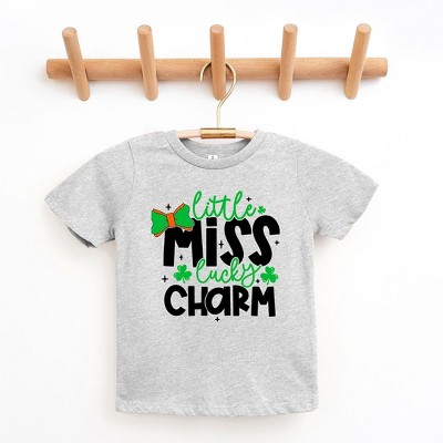 The Juniper Shop Little Miss Lucky Charm Toddler Short Sleeve Tee