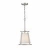 Lenyx Fabric Mini Pendant Light - 10" Wide, 20" Tall, Dimmable, 1 Bulb, Elegant Design - 3 of 4