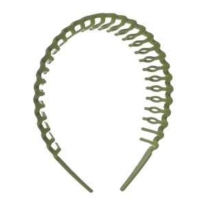 Unique Bargains Women's Classic Fashion Frosted Wavy Hairband 3.74" ID 1 Pc - 1 of 4
