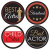 Big Dot of Happiness Red Carpet Hollywood - Movie Night Party Funny Name Tags - Award Party Badges Sticker Set of 12 - 3 of 4
