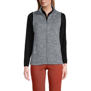 Lands' End Women's Sweater Fleece Vest - 1 of 4