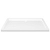 vidaXL Rectangular ABS Shower Base Tray White 31.5"x43.3" - 4 of 4