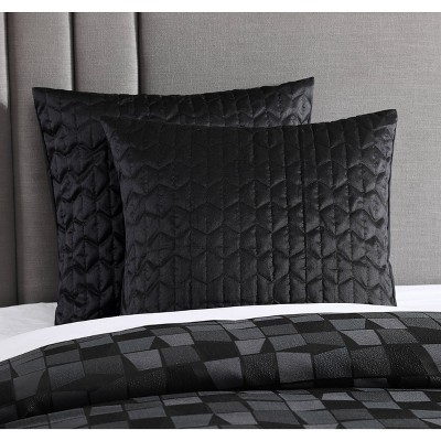 Riverbrook Home 10pc Queen Regal Comforter Bedding Set Black: Luxury & Glam, Midweight, Abstract Pattern, Includes Shams & Pillow — фото 4