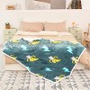 Catalonia Funny Printed Fleece Throw Blanket Couch for Dorm Decor, Soft Fuzzy Cozy Fluffy Blanket for Women Men Teen Kid Blanket Holiday Plush Throw - 3 of 4