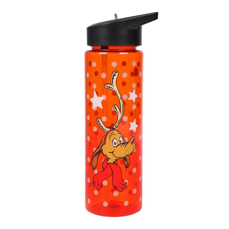 The Grinch and Max the Reindeer 2-Pack of 24-Ounce Plastic Water Bottles, 5 of 7