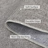 Machine Washable Area Rug for Living Room Non-Slip Low Pile Stain-Resistant Contemporary Solid Carpet Modern Simple Dining Rugs - 3 of 4