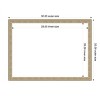 Amanti Art Paris Champagne Framed Dry Erase Magnetic Board - 3 of 4
