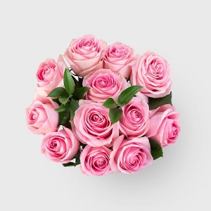 Dozen Fresh Cut Vibrant Roses - 1 of 4