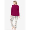 Dreams & Co. Long Sleeve Knit PJ Set - 3 of 4