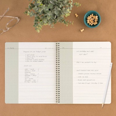 Cambridge 160pg Ruled Notebook 9.875&#34;x8.75&#34; Floral_5