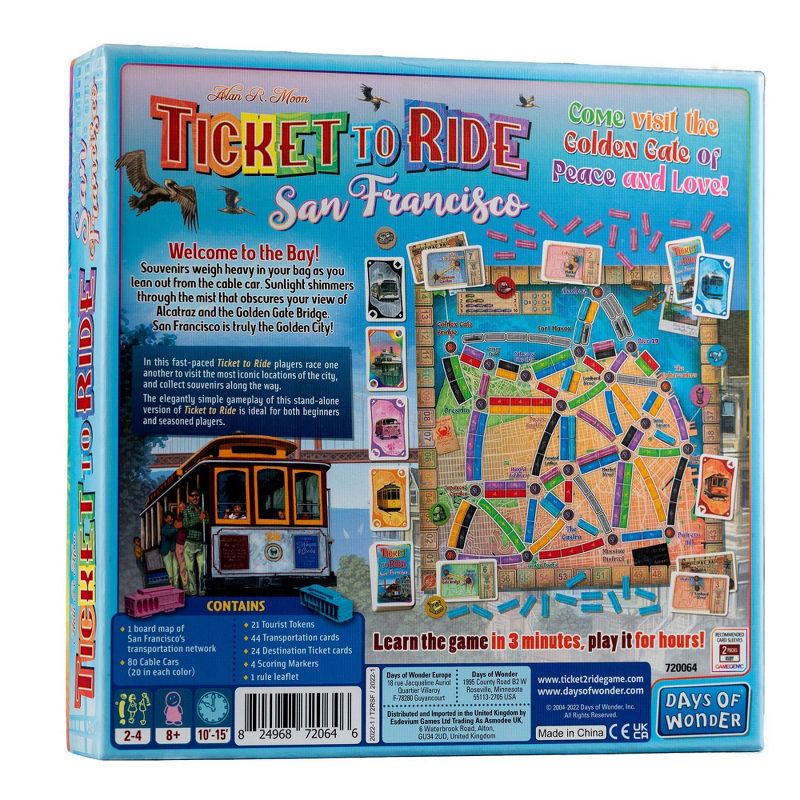 Ticket to Ride - San Francisco Game, 3 of 10