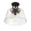 Savoy House Calhoun 3 - Light Semi-Flush Mount in  Matte Black - 3 of 4