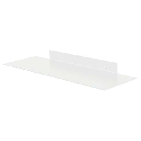 24" Dolle Katana Floating Metal Shelf White - image 1 of 4