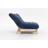 Okak Modern Armless Oversized Corduroy Bean Bag Sofa Chair with Backrest,Deep Seat Single Sofa for Living Room,Apartment,Guestroom - 3 of 4