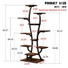 Coolbibila-8 Tiered Indoor Plant Shelf, Rectangle Metal Raised Bed Garden, Plant Stand With Grow Lights, Garden Planter Boxes For Flowers - 4 of 4