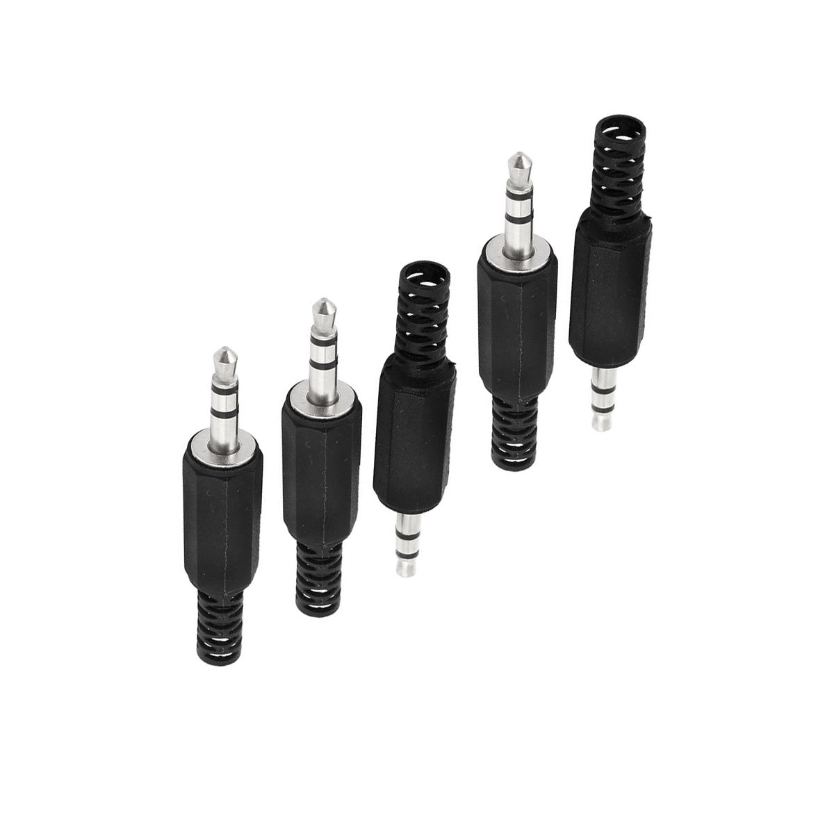 Unique Bargains Metal Plastic Audio Connector 5 x 0.9 cm 5 Pcs - thumbnail 5