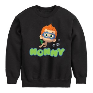 Boys' - Bubble Guppies - Nonny Graphic Long Sleeve Fleece Sweatshirt - 1 of 4