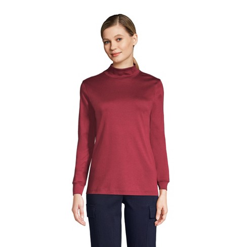 Lands end on sale women's supima turtleneck