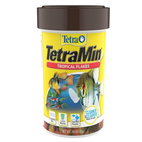 Tetra Min Tropical Seafood Flakes Dry Fish Food 0.7oz Target