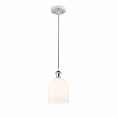 Bella - 1 Light Cord Hung Mini Pendant In Industrial Style-9.5 Inches Tall and 5.5 Inches Wide