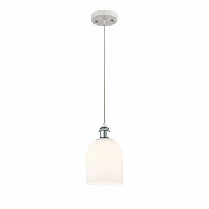 Bella - 1 Light Cord Hung Mini Pendant In Industrial Style-9.5 Inches Tall and 5.5 Inches Wide - 1 of 1