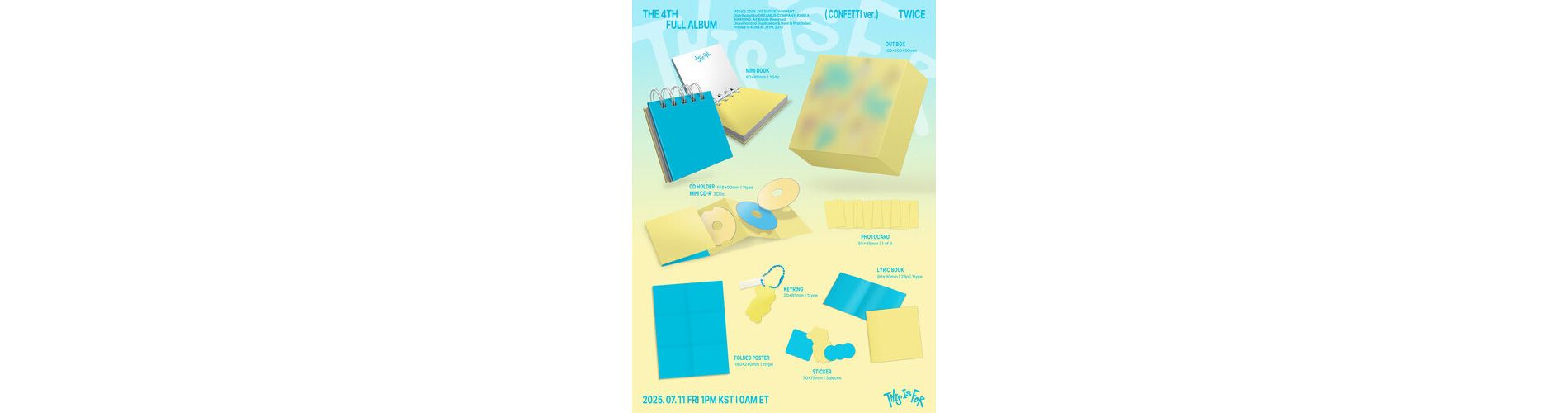 TWICE - THIS IS FOR (CONFETTI ver.) (CD)