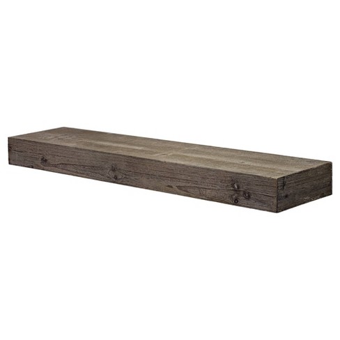 Rectangular Wood Floating Shelves, Bathroom Shelf Storage, Box