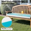 Crestlive Products Patio Outdoor Bench Cushion with Ties - 4 of 4